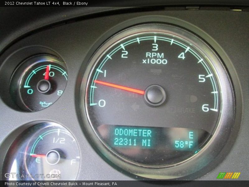 Black / Ebony 2012 Chevrolet Tahoe LT 4x4