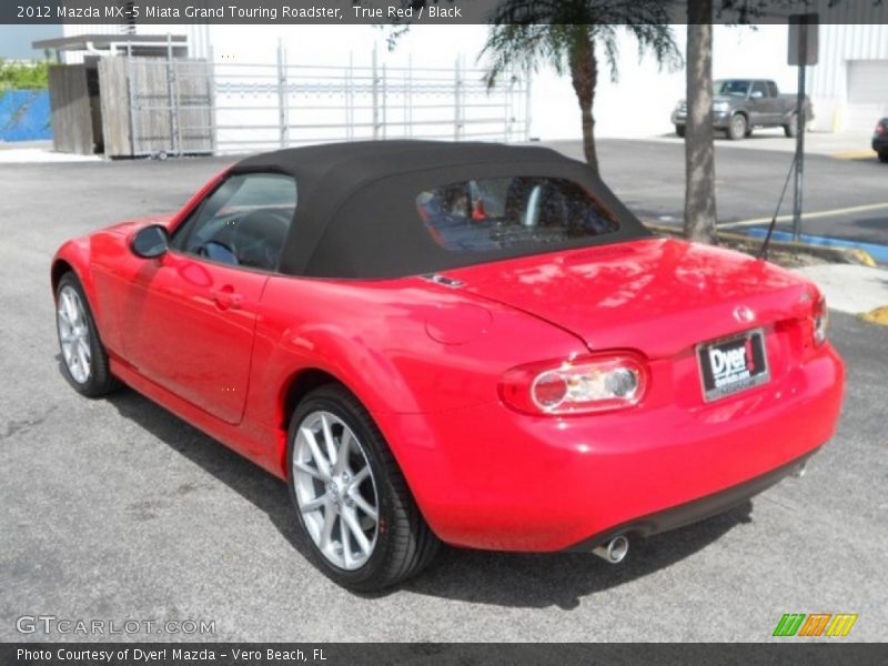 True Red / Black 2012 Mazda MX-5 Miata Grand Touring Roadster