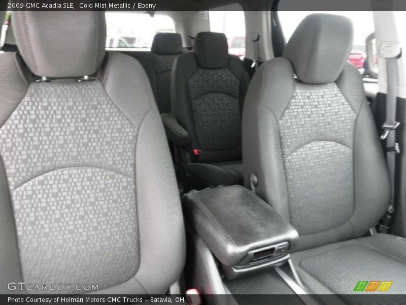  2009 Acadia SLE Ebony Interior