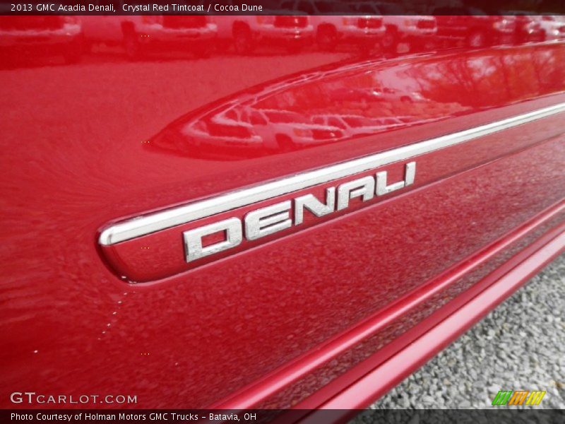 Crystal Red Tintcoat / Cocoa Dune 2013 GMC Acadia Denali