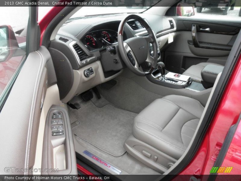 Cocoa Dune Interior - 2013 Acadia Denali 