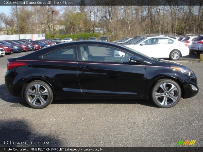 Black / Black 2013 Hyundai Elantra Coupe SE