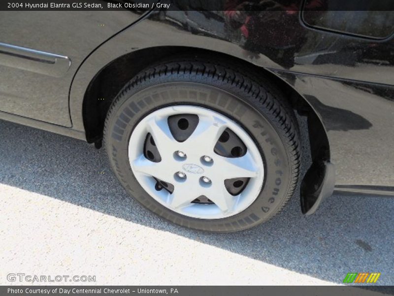 Black Obsidian / Gray 2004 Hyundai Elantra GLS Sedan