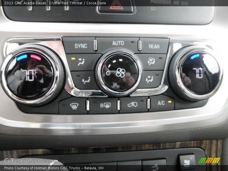 Controls of 2013 Acadia Denali