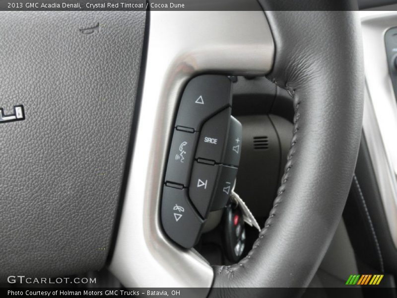 Crystal Red Tintcoat / Cocoa Dune 2013 GMC Acadia Denali