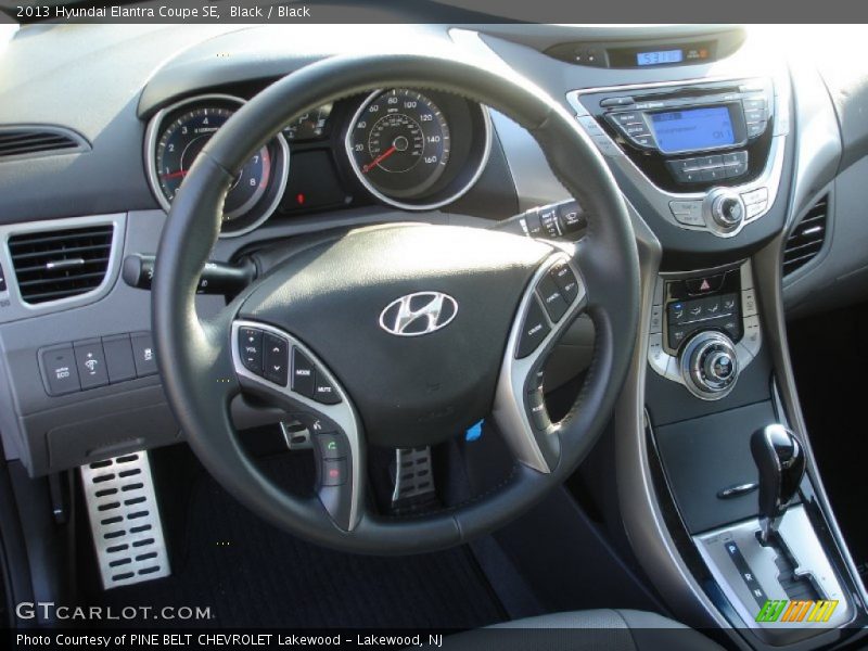 Black / Black 2013 Hyundai Elantra Coupe SE