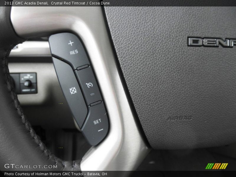 Crystal Red Tintcoat / Cocoa Dune 2013 GMC Acadia Denali