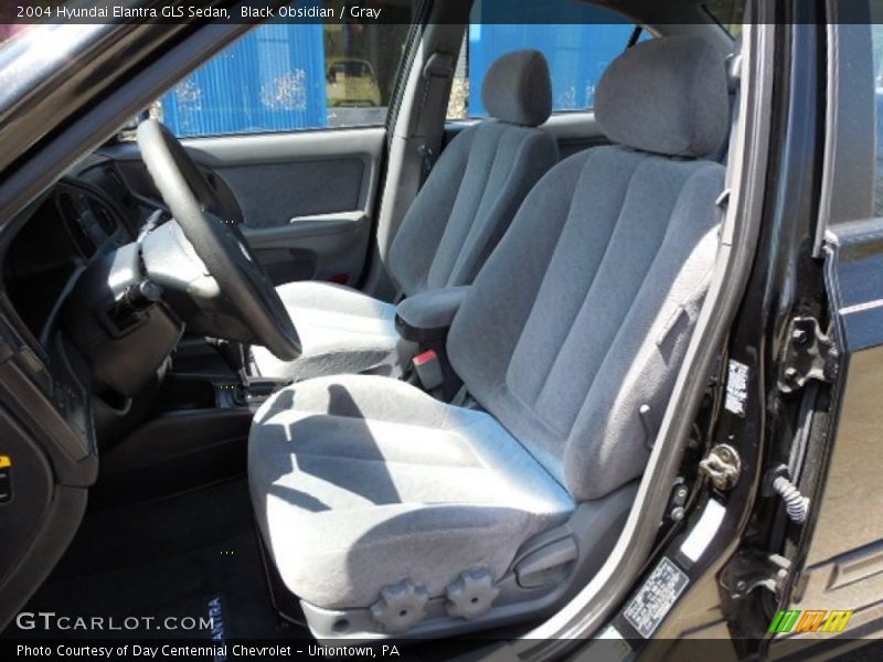 Black Obsidian / Gray 2004 Hyundai Elantra GLS Sedan