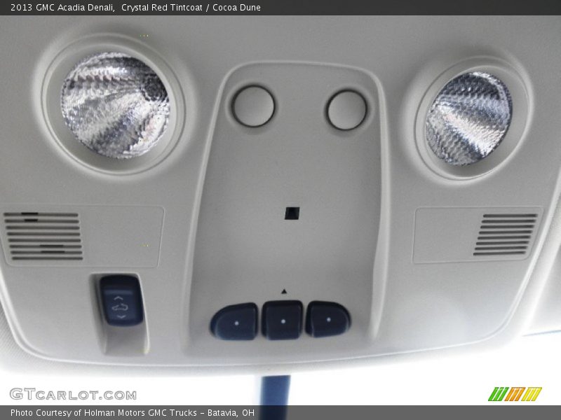 Controls of 2013 Acadia Denali