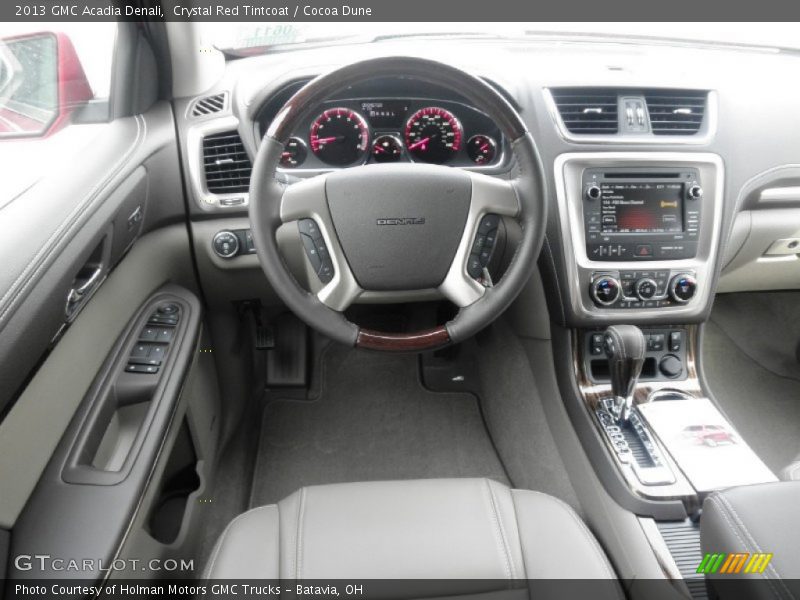 Dashboard of 2013 Acadia Denali