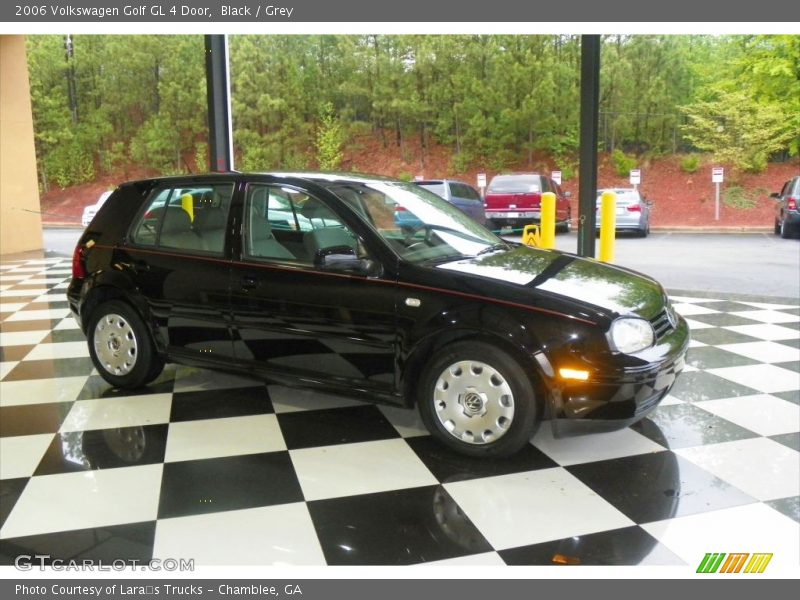 Black / Grey 2006 Volkswagen Golf GL 4 Door