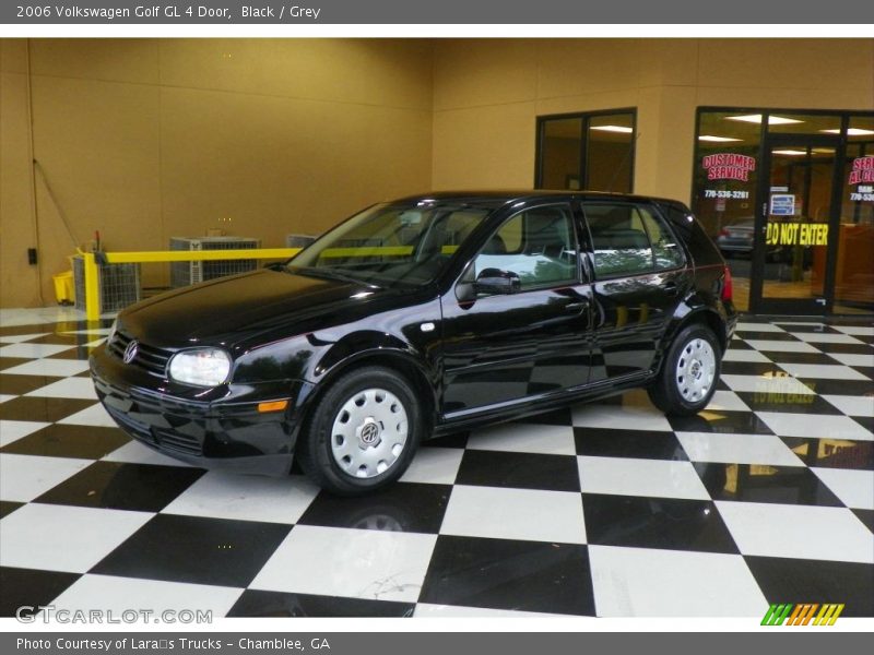 Black / Grey 2006 Volkswagen Golf GL 4 Door