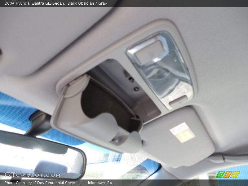 Black Obsidian / Gray 2004 Hyundai Elantra GLS Sedan