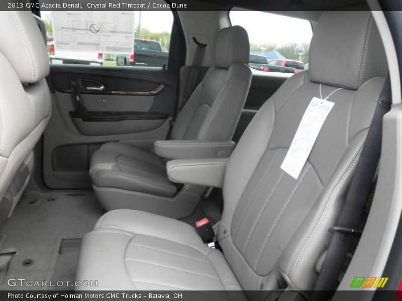 Rear Seat of 2013 Acadia Denali
