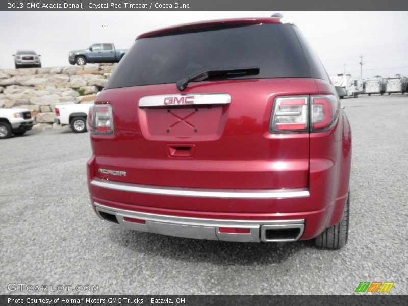 Crystal Red Tintcoat / Cocoa Dune 2013 GMC Acadia Denali