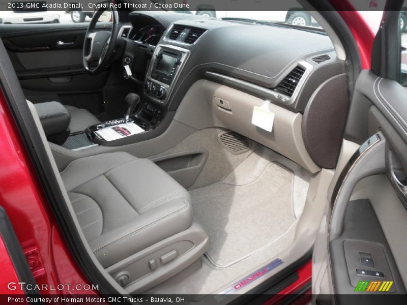  2013 Acadia Denali Cocoa Dune Interior