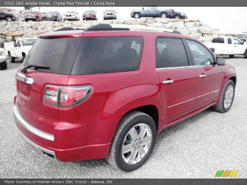 Crystal Red Tintcoat / Cocoa Dune 2013 GMC Acadia Denali