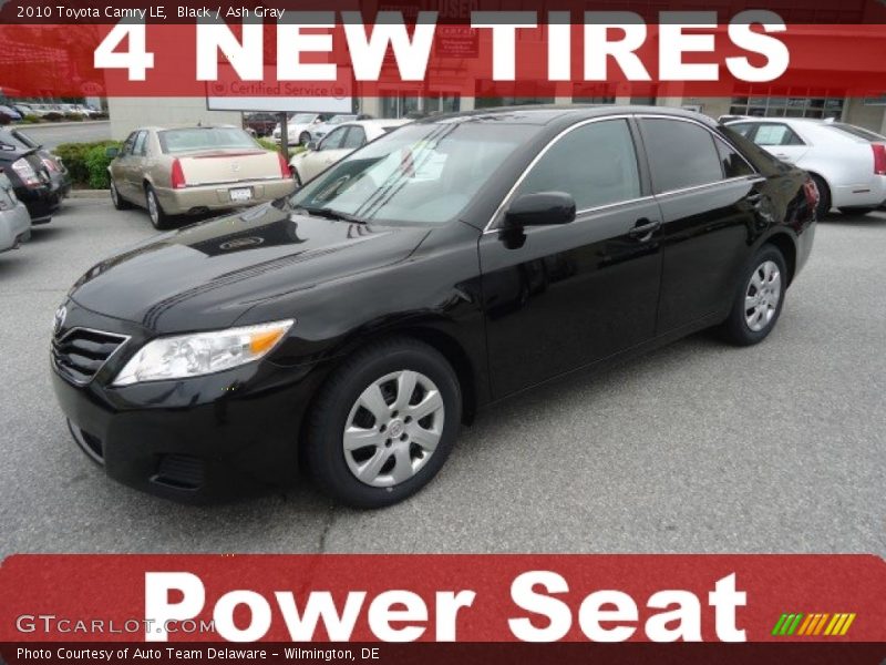 Black / Ash Gray 2010 Toyota Camry LE