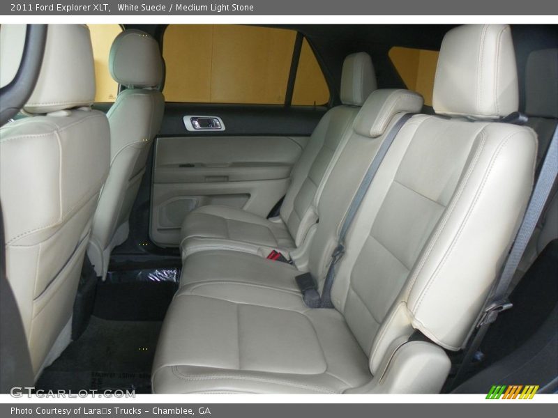 White Suede / Medium Light Stone 2011 Ford Explorer XLT