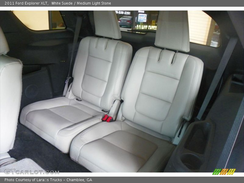 White Suede / Medium Light Stone 2011 Ford Explorer XLT