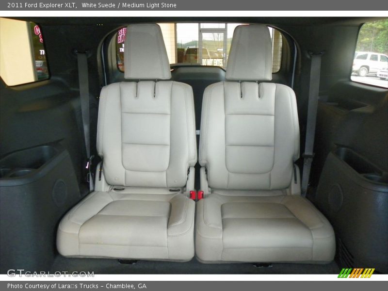 White Suede / Medium Light Stone 2011 Ford Explorer XLT