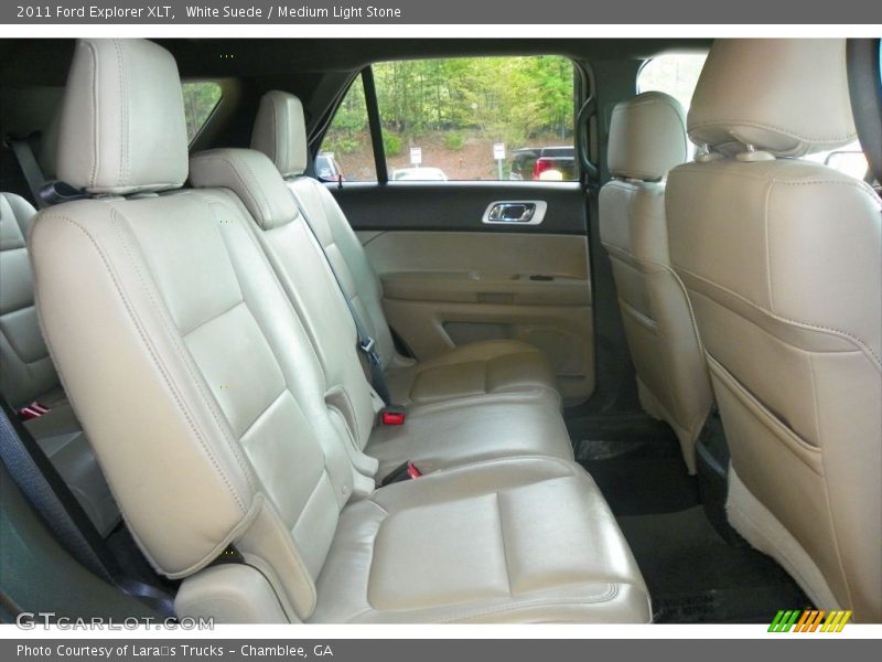 White Suede / Medium Light Stone 2011 Ford Explorer XLT