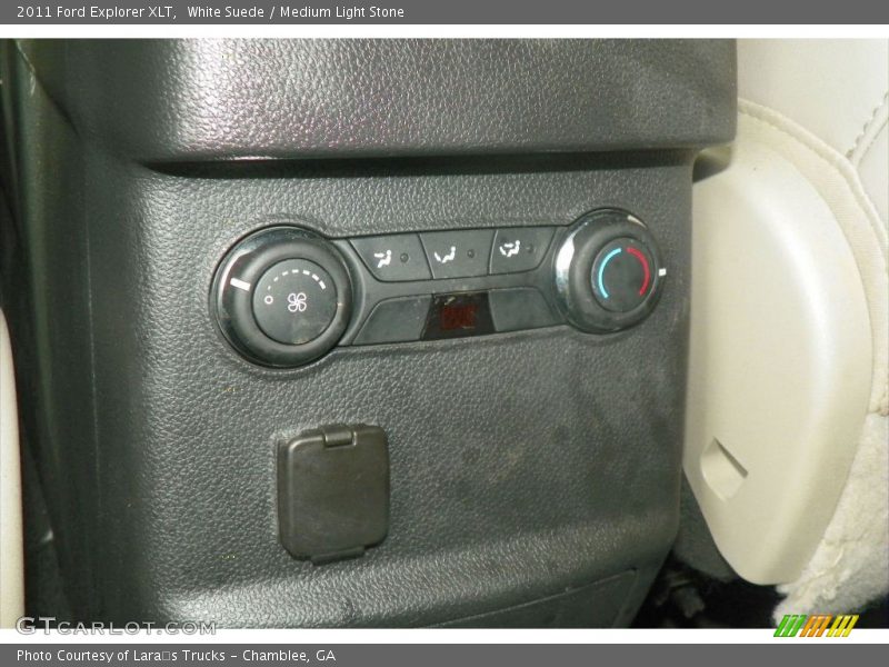 White Suede / Medium Light Stone 2011 Ford Explorer XLT