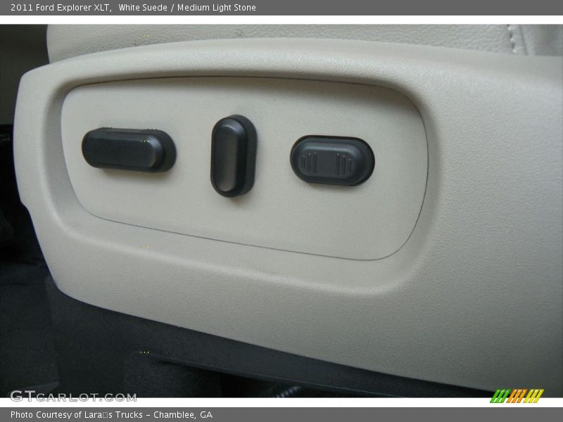 White Suede / Medium Light Stone 2011 Ford Explorer XLT