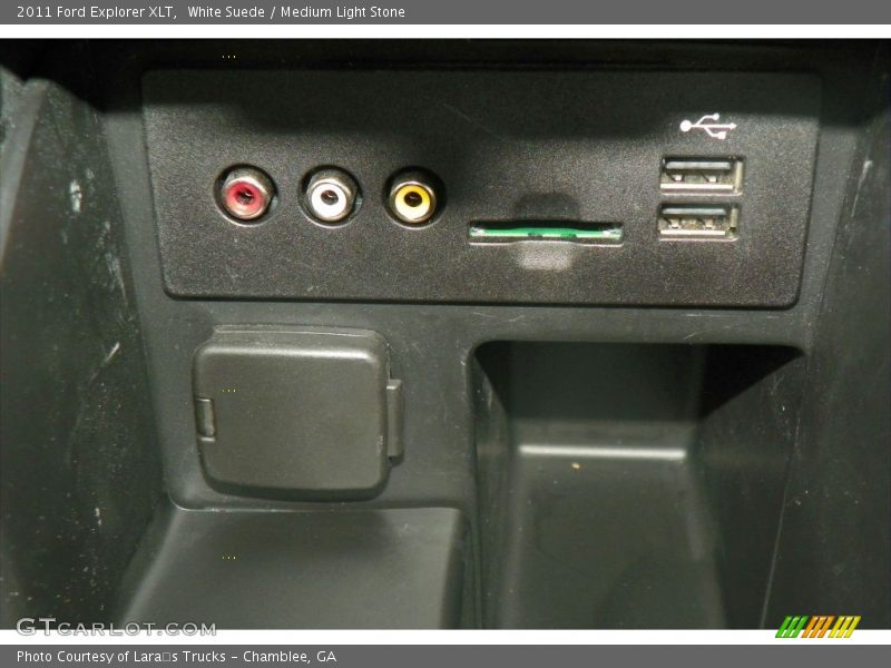 White Suede / Medium Light Stone 2011 Ford Explorer XLT