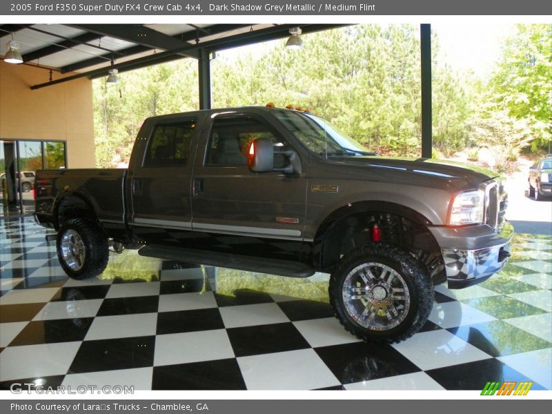 Dark Shadow Grey Metallic / Medium Flint 2005 Ford F350 Super Duty FX4 Crew Cab 4x4