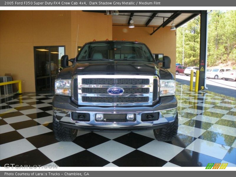 Dark Shadow Grey Metallic / Medium Flint 2005 Ford F350 Super Duty FX4 Crew Cab 4x4