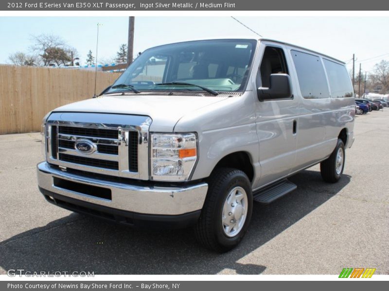 Ingot Silver Metallic / Medium Flint 2012 Ford E Series Van E350 XLT Passenger