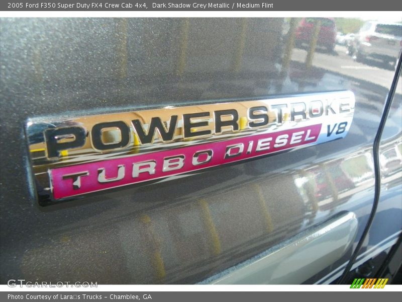Dark Shadow Grey Metallic / Medium Flint 2005 Ford F350 Super Duty FX4 Crew Cab 4x4