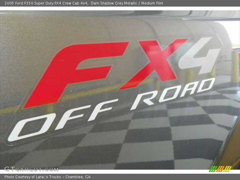 Dark Shadow Grey Metallic / Medium Flint 2005 Ford F350 Super Duty FX4 Crew Cab 4x4