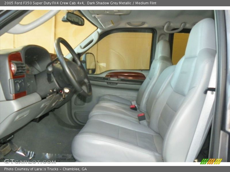 Dark Shadow Grey Metallic / Medium Flint 2005 Ford F350 Super Duty FX4 Crew Cab 4x4