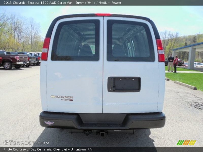 Summit White / Medium Pewter 2013 Chevrolet Express 1500 AWD Cargo Van