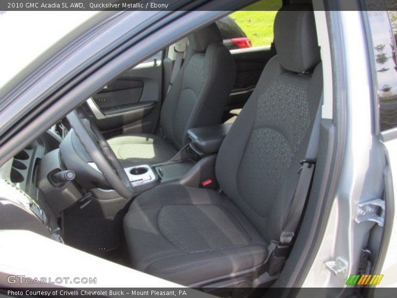 Quicksilver Metallic / Ebony 2010 GMC Acadia SL AWD