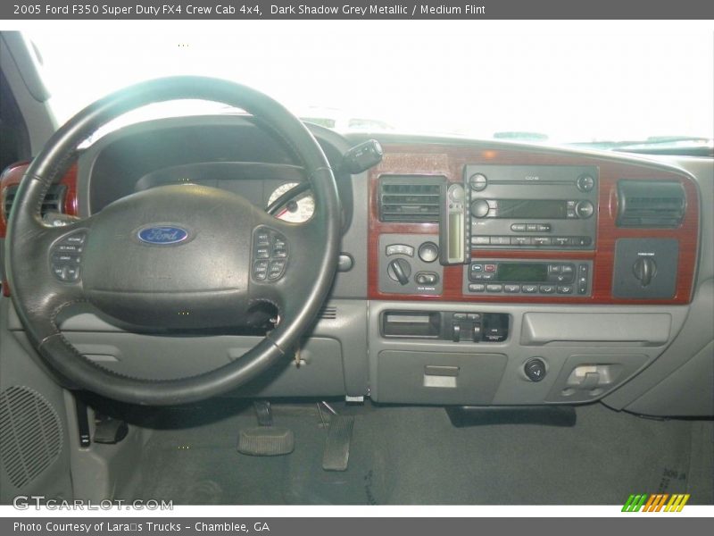 Dark Shadow Grey Metallic / Medium Flint 2005 Ford F350 Super Duty FX4 Crew Cab 4x4