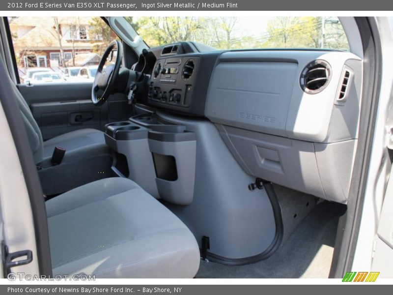 Ingot Silver Metallic / Medium Flint 2012 Ford E Series Van E350 XLT Passenger