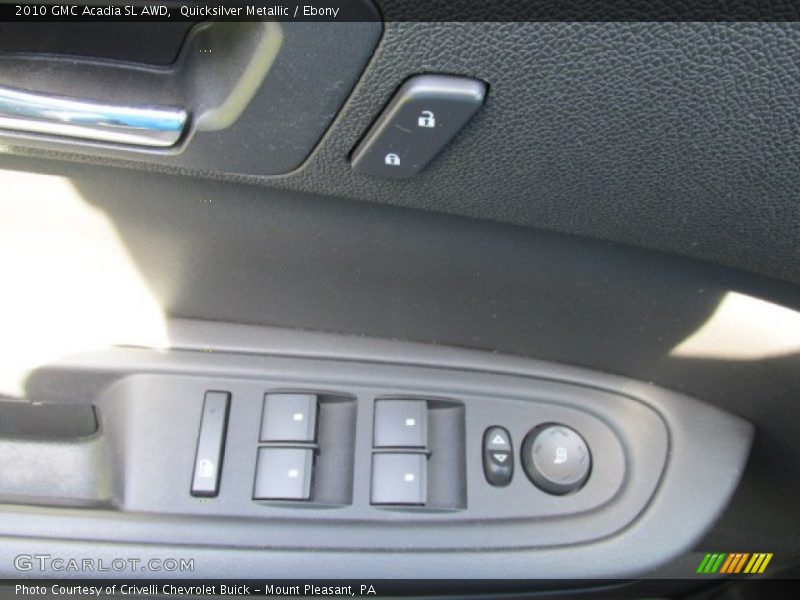 Quicksilver Metallic / Ebony 2010 GMC Acadia SL AWD