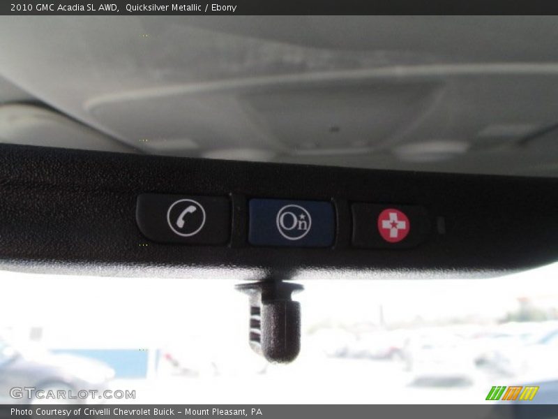 Quicksilver Metallic / Ebony 2010 GMC Acadia SL AWD
