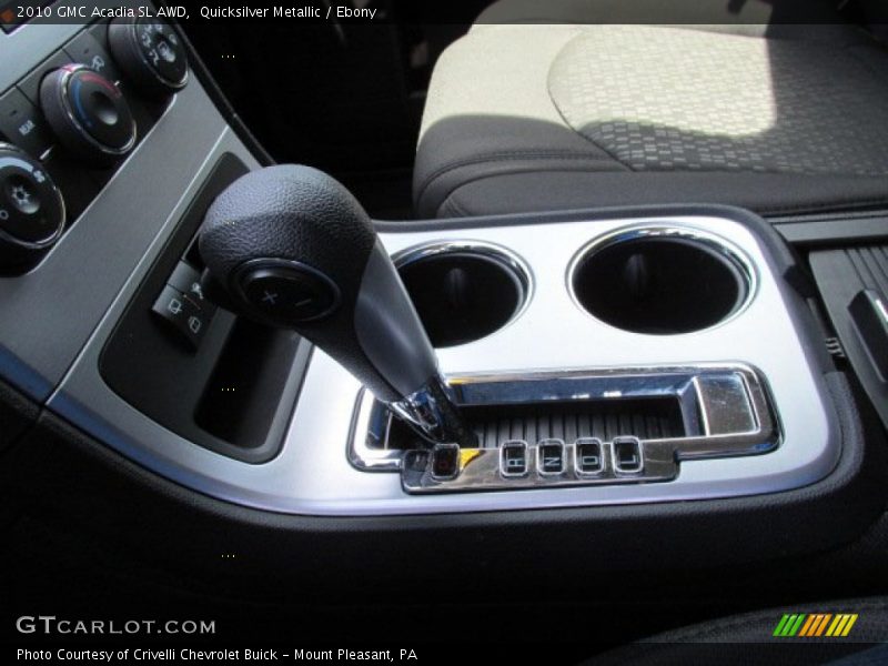  2010 Acadia SL AWD 6 Speed Automatic Shifter