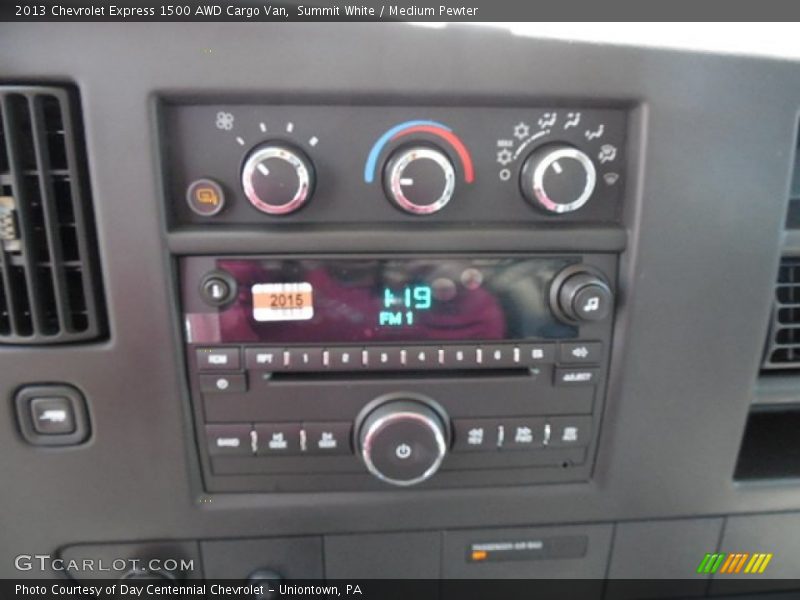 Summit White / Medium Pewter 2013 Chevrolet Express 1500 AWD Cargo Van