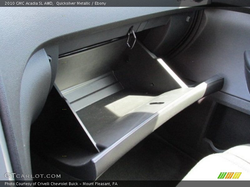 Quicksilver Metallic / Ebony 2010 GMC Acadia SL AWD