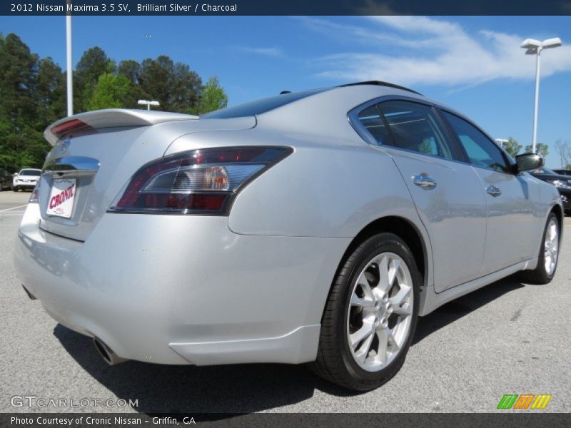 Brilliant Silver / Charcoal 2012 Nissan Maxima 3.5 SV