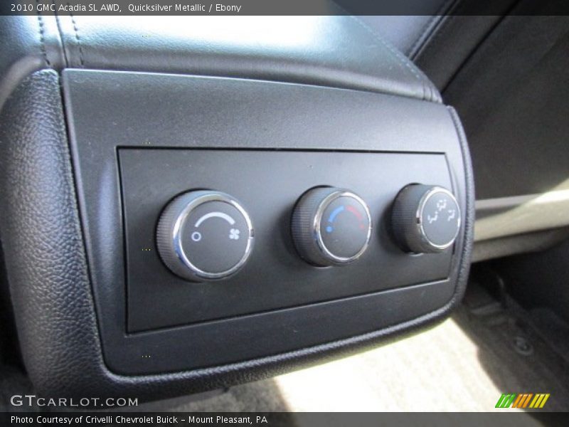 Quicksilver Metallic / Ebony 2010 GMC Acadia SL AWD