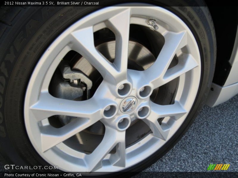 Brilliant Silver / Charcoal 2012 Nissan Maxima 3.5 SV