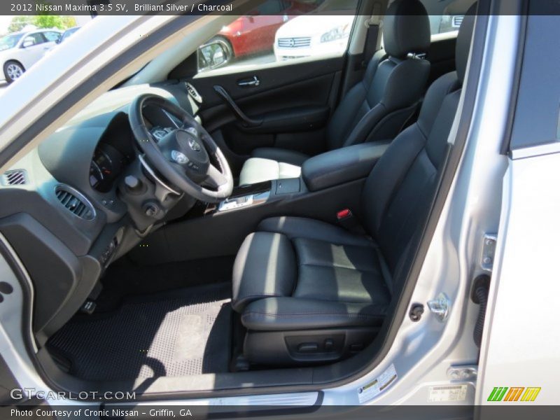 Brilliant Silver / Charcoal 2012 Nissan Maxima 3.5 SV