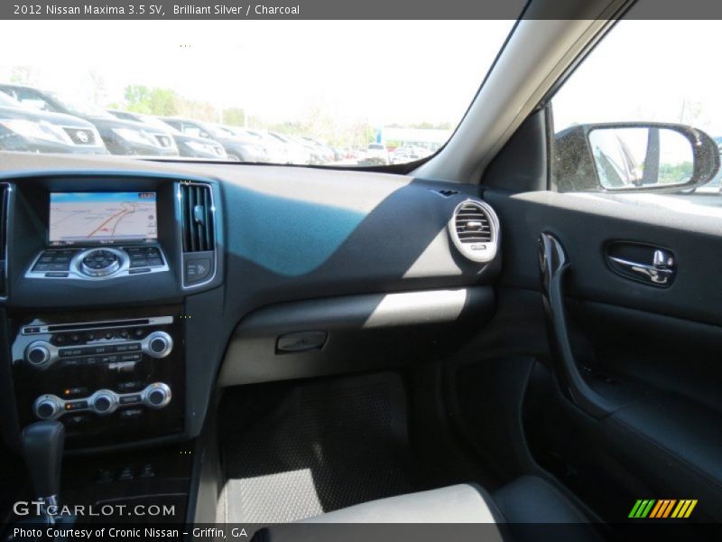 Brilliant Silver / Charcoal 2012 Nissan Maxima 3.5 SV