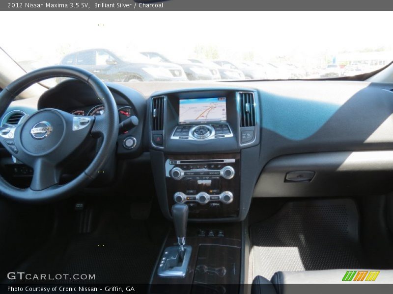Brilliant Silver / Charcoal 2012 Nissan Maxima 3.5 SV